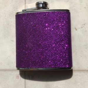 Sparkly Purple Flask